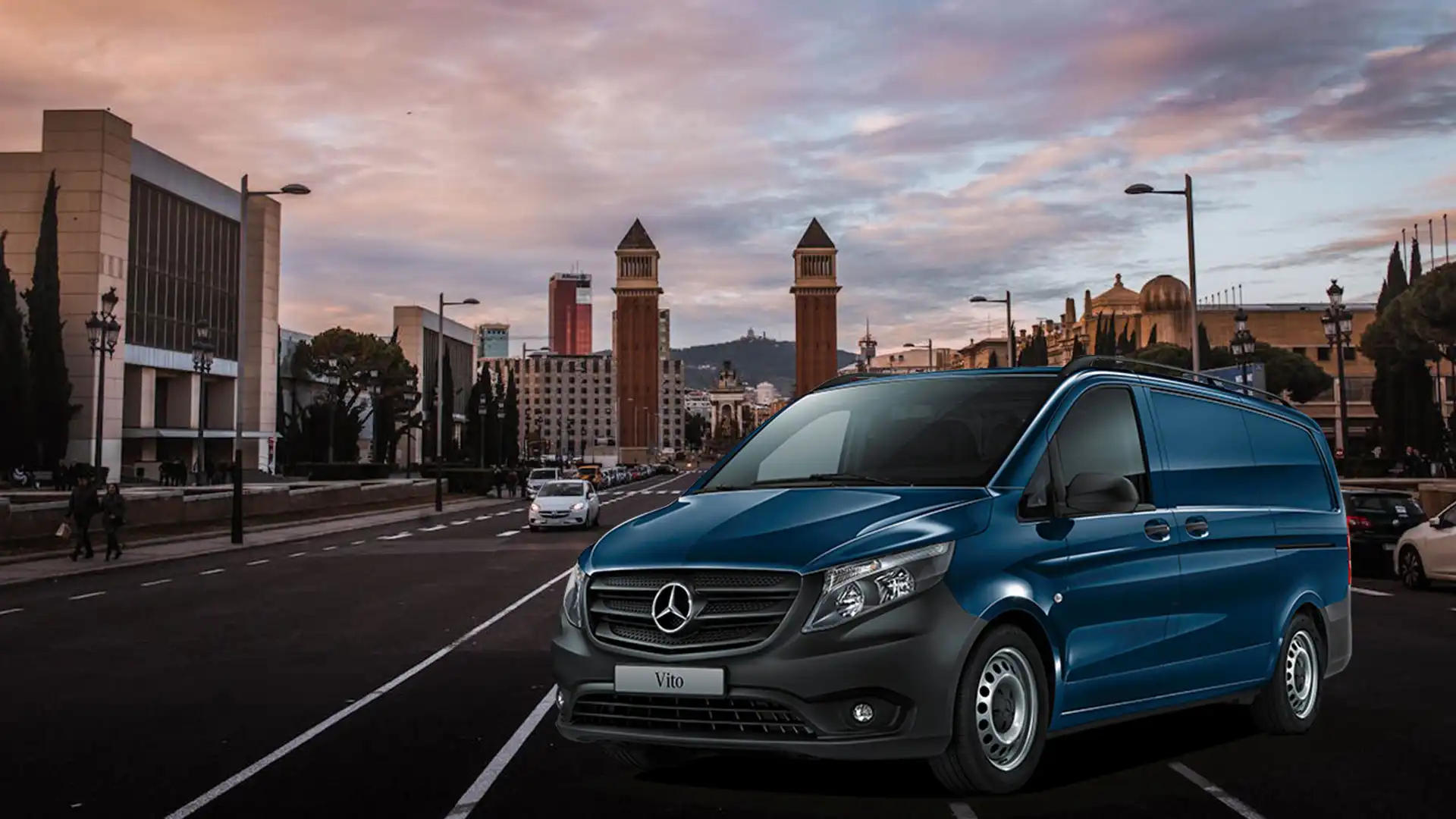 Mercedes Vito in Barcelona ➡️ Enjoy the best prices ✨ low deposits, unlimited mileage, and delivery to your hotel so you can explore the city comfortably. ⚡ Easy, fast, and no credit card required